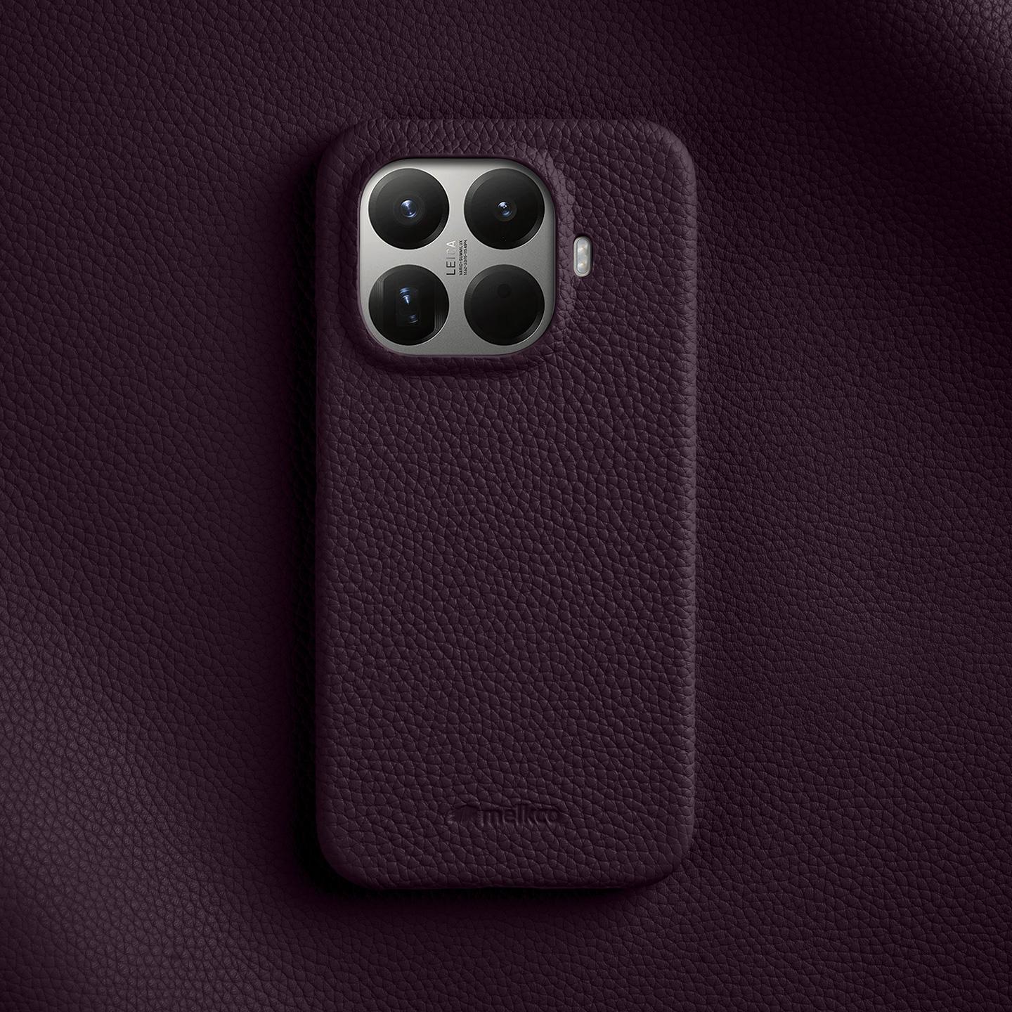 

Шкіряний чохол Melkco 100% натуральна шкіра для Xiaomi 15T Pro Розкішна коров яча шкіра Бізнес-візерунок «лічі» Захисні чохли для мобільних телефонів for Xiaomi 15T фіолетовий