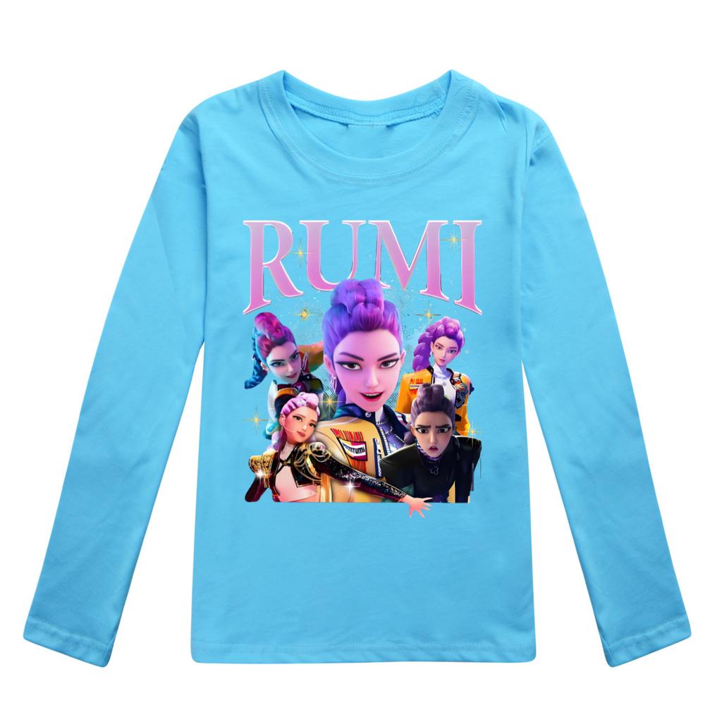 Sudaderas con capucha Kpop Cazadores de Demonios para niños Ropa para bebés niñas Otoño Casual Niños Anime Jerséis Sudaderas para niños Tops con capucha casuales