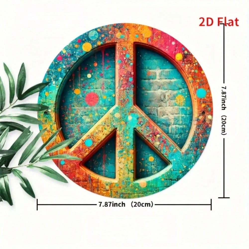 Vintage Metal Wall Art Home Garden Decor Iron Tin Sign TYA14003-20X20CM разноцветный