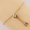ARMANI station Bracelet heart Pink gold Silver925 heart 4.1g Women Used