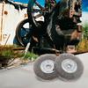 1pcs 125mm 16mm Hole Crimped Stainless Steel Wire Wheel Wires Brushes Bench Grinder Abrasive Tool For Metal Deburring