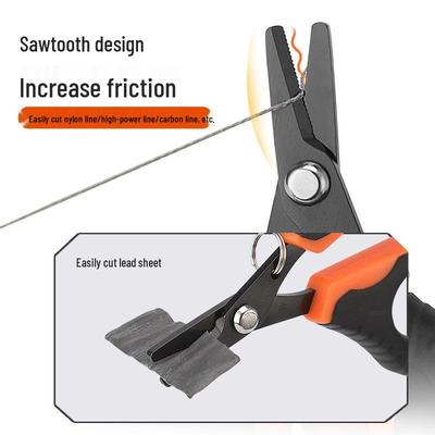Multi-Functional Stainless Steel Fishing Pliers with Hook Remover, Line Cutter, and Fish Gripper