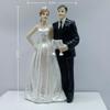 Wedding Cake Topper, Bride and Groom Figurine, Elegant Gift, Desktop Ornament, Decor for