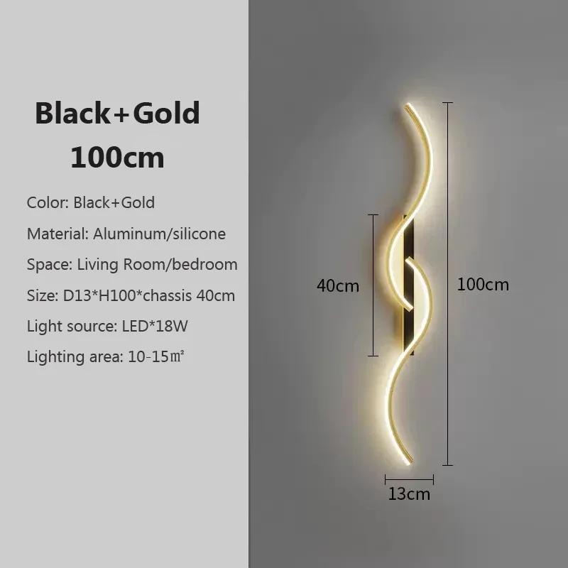 Modern LED Wall Lamp For Living Dining Room Bedroom Bedside Aisle Wall Lights Home Decoration Interior Wall Decor Lighting