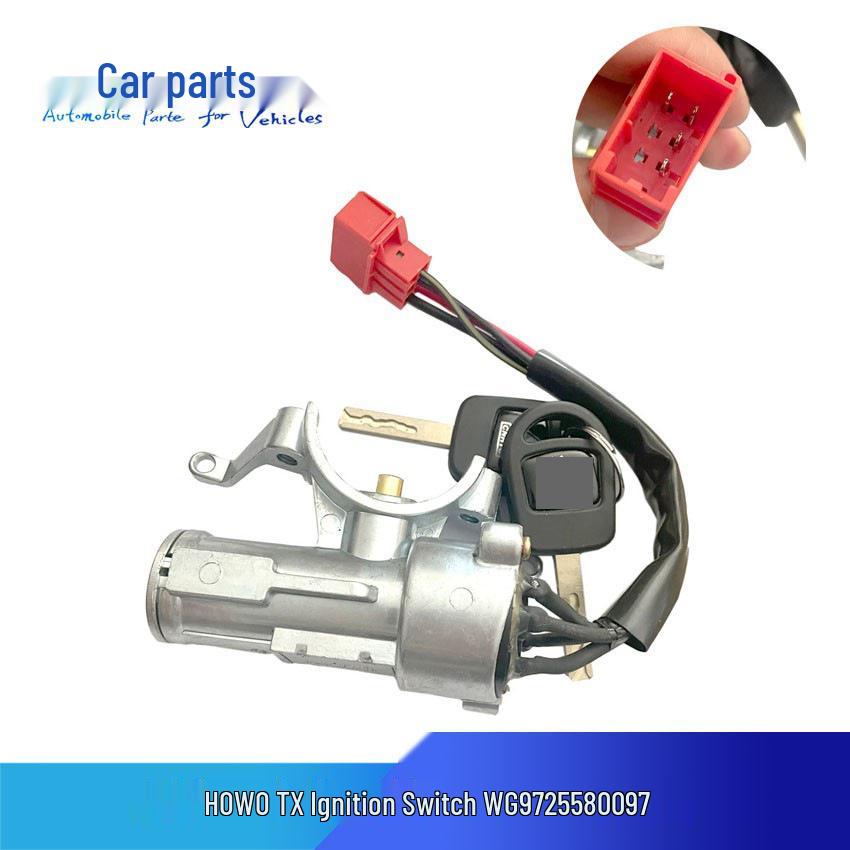 Замок зажигания с проводкой и ключом для Sinotruk Howo TX (WG9725580097)