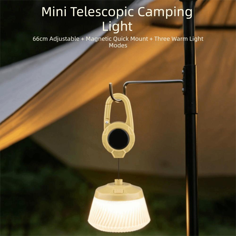 Retro Design Rechargeable Lantern Hanging Hook LED Camping Light Table Lamp Mini Lantern  Tent