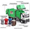 New 1:24 Large Urban Sanitation Vehicles Alloy Metal Diecast Model Car Sound & Light Series Simulation Construction Trucks Toys For Kids