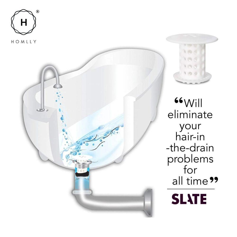 Homlly Tub Shroom Drain Protector Hair Catcher Strainer (  x5pcs)