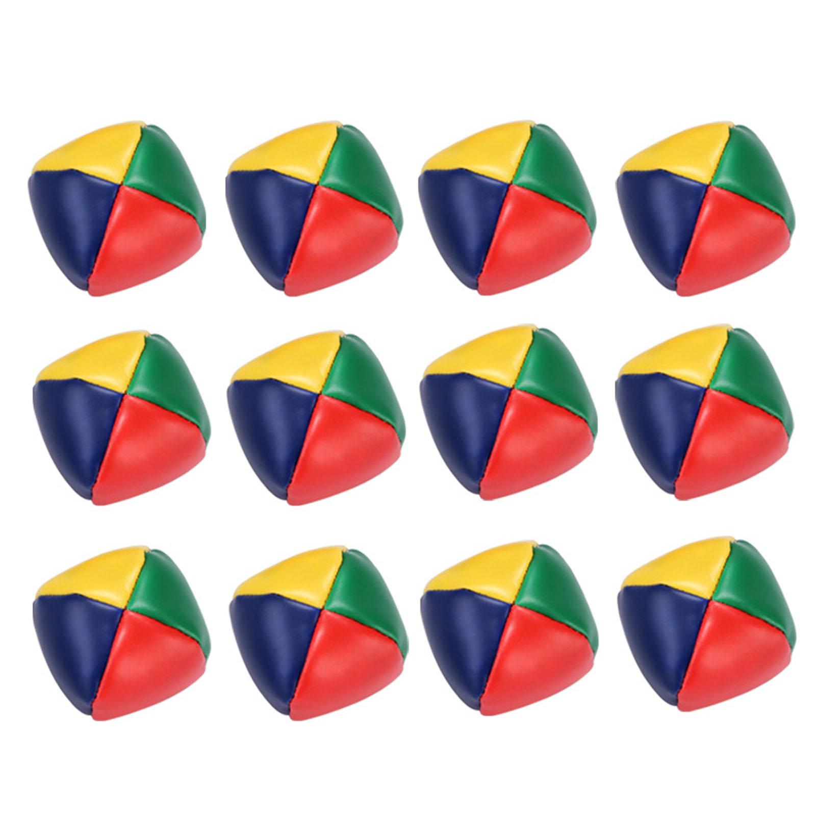 

Set of 12 Soft Round Bean Bags for Kids Kindergarten Use Durable Leather Material Suitable for Indoor Outdoor Play and Skill Development One Size