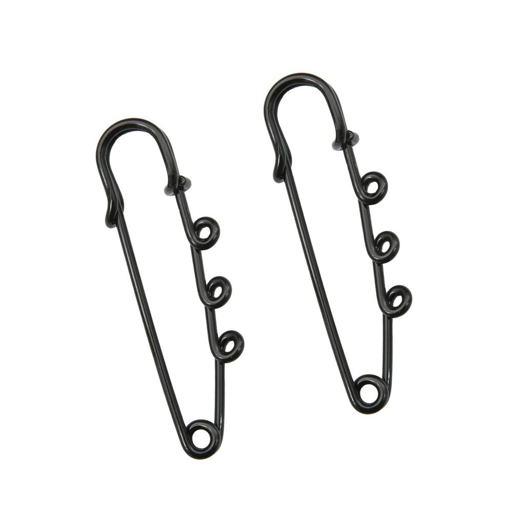 2/5 stk Fargerik 3-hulls Pins Brosje for DIY-laging Dekorasjoner Klær Fikseringsrekvisitter Tilbehør