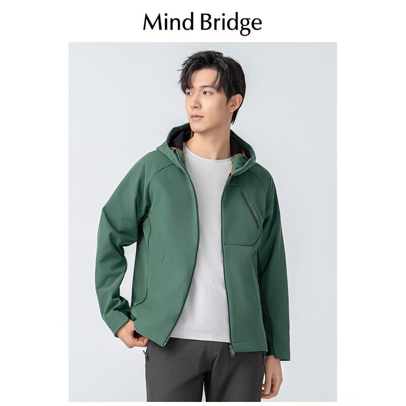 

Mind Bridge Men s Fleece-Lined Softshell Hiking Jacket M0223B70021 2XL