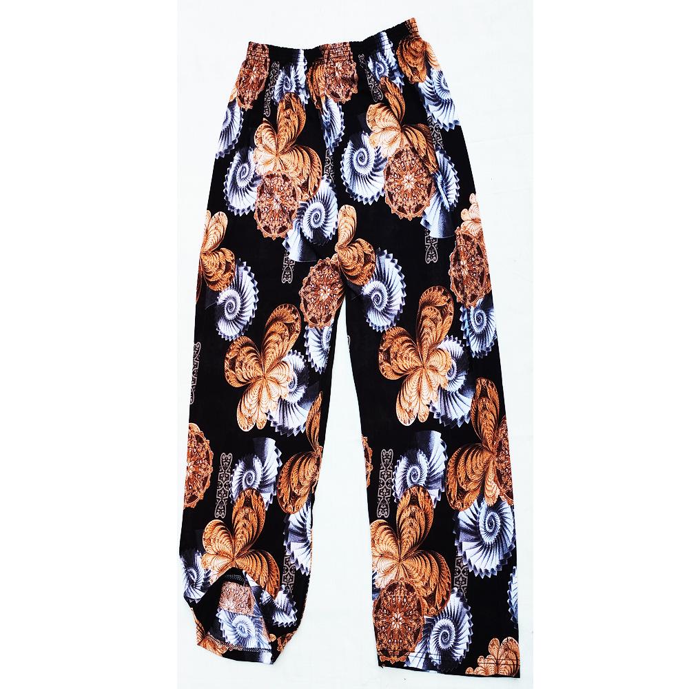 Ink Wash Chinese-Style Women s Wide-Leg High-Waisted Butterfly Print Pants: Summer Casual and Comfortable One Size (Weight 85-170 Jin)