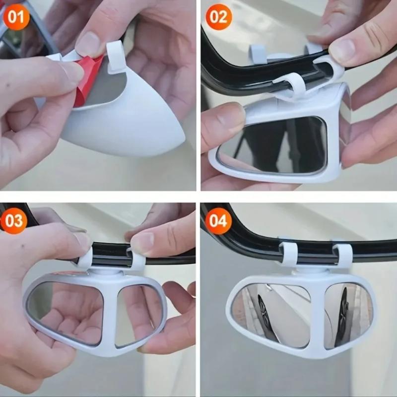 SUV Blind Spot Elimination Kit - Waterproof & Crash-Resistant Side Mirrors