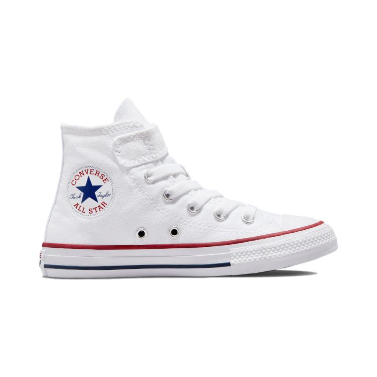 Converse Chuck Taylor All Star 1V High Top Kids Canvas Shoes Kids Sneakers White 372884C