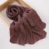 New women's bag head rose pattern scarf, Malaysian crumpled fashion wrap headscarf