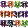 30/50 Pcs Holiday Pet Dog Bow Ties Puppy Halloween Collar Dog Bow Tie Design Puppy Collar for Small Dog Cat Grooming Products