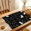 4pcs Set of Table Mats with Cute Cat Simple Line Drawing Patterns - 12" X 18" Rectangular Kitchen Dining Table Mat - Suitable Fo