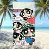 Cartoon Flying Little Policewoman Microfiber Beach Towel Quick-Drying Water-Absorbing Children'S Swimming Bath Towel Travel Portable Large Ruler