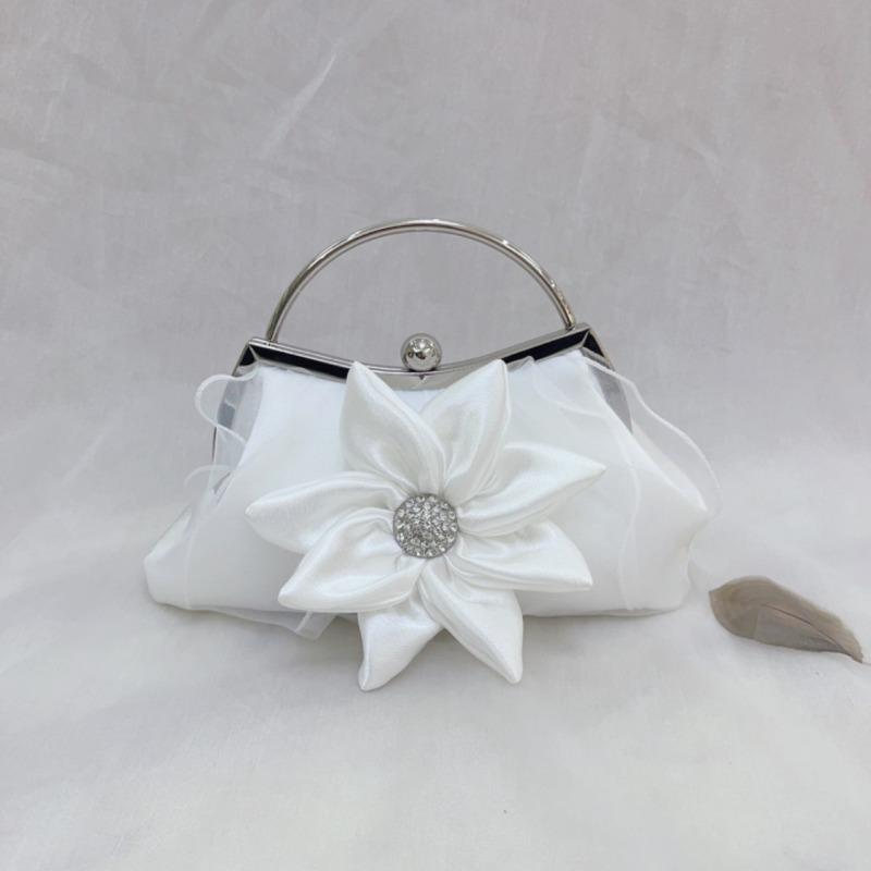 Trendy new flower clutch bag large capacity shoulder oblique span small bag women's bag dinner banquet clutch bag dress