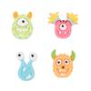 Handmade Cartoon Monster Resin Phone Case, Hair Clip & Hair Tie Accessories