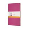 Moleskine Notebook Cahier Journal Set of Large Kinetic Pink CH016D17 3, Lined, Size,