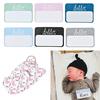 Name Tag Labels Hello My Name Is sticker Baby Announcement Sticker Newborn Hospital Photography Prop