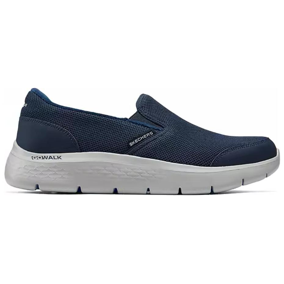 Skechers Go Walk Flex Fabric Synthetic Leather Comfortable Convenient Breathable Warm Low Top Lifestyle Casual Shoes Men Casual Shoes 216331-NVY