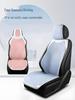 Universal Linen Car Seat Cushion - Breathable, High-End, Half-Wrap Design for All Seasons