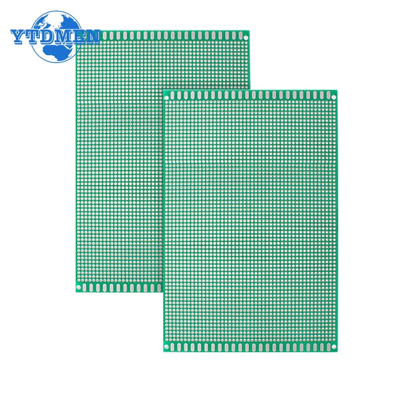 1-5PCS PCB Prototyping Board 10*15cm Green Single Side Universal Printed Circuit Boards Breadboard, for Arduino