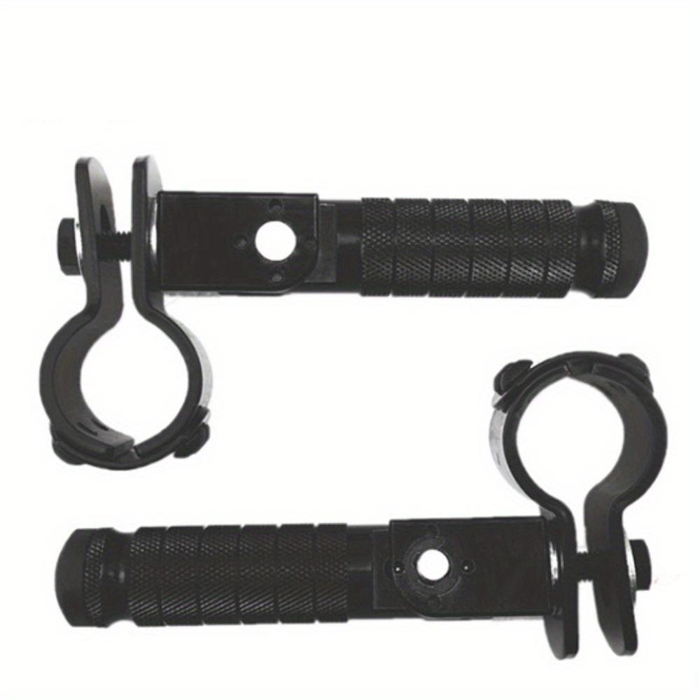 

1 пара переоборудованных педалей для мотоцикла с ЧПУ, складная педаль из алюминиевого сплава для электромобиля, защитная планка с гвоздями для ног красный