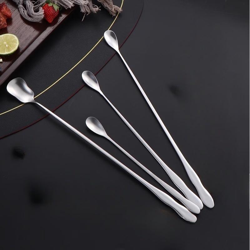ZISIZ Stainless Steel Gourd Handle Long Spoon
