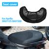 For Aprilia SRGT125 SRGT200 SRGT 125 200 Seat Cover 3D Mesh Fabric Seat Non-Slip Breathable Heat Ulation Protect Cushion