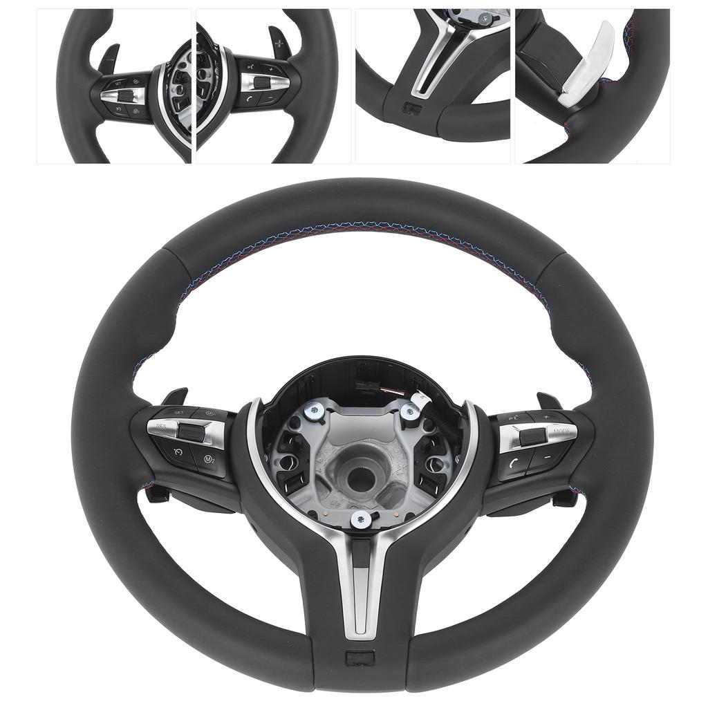 Upgrade for F80 M3 Style Steering Wheel with Paddle Shifters Fits for F20 F22 F30 F32 F15 F16