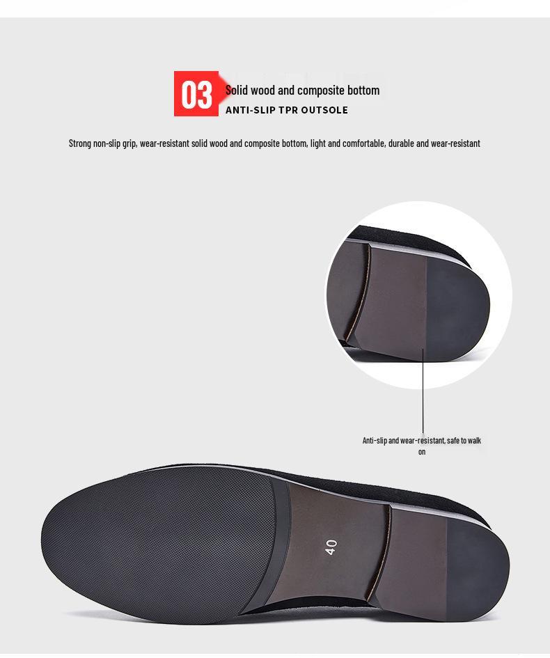 Britischer Sommer-Suede-Leder-Loafer: Mattierte, Atmungsaktive Slipper für Geschäft & Freizeit