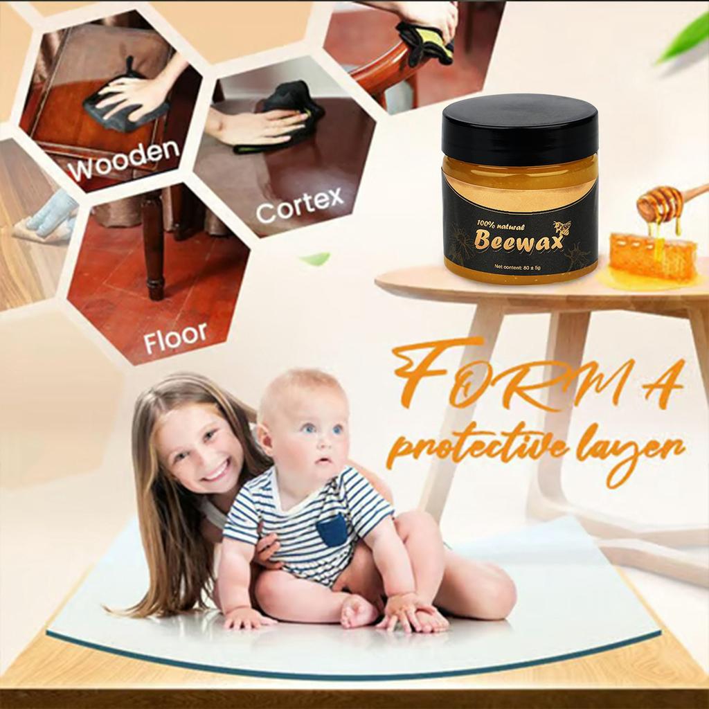 Polish And Conditioner For Wood Furniture Restorer Wax, Multipurpose Wood Furniture Cleaner And Polish For All Types And Colours