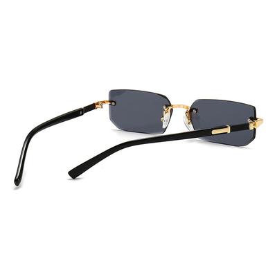Trend Punk Rimless Cut Edge Sunglasses Men Women Luxury Brand Designer  Fashion Vintage Sun Glasses Eyewear UV400 Goggles
