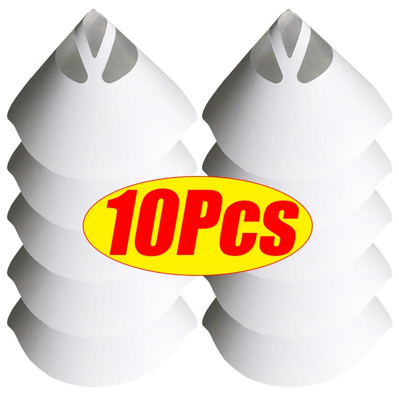 10/100Pcs Disposable Car Paint Spray Mesh Paper Filter Purifying Straining Funnel Paint Filter Conical Nylon Micron Paper Funnel