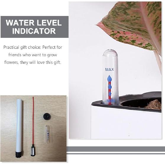 YARNOW 8 pcs Plant Meter Level Indicator Buoy Water Reminder Potted Indicators for Floating Gauges Display Ml Cm Hydrometer Gauge Gardening Reminders