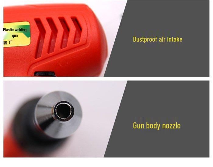 Adjustable Temperature 500W-700W Plastic Welder with Hot Melt Adhesive & Welding Rod