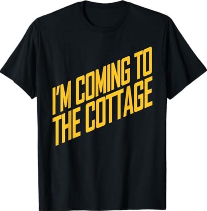 Cozy Cottage Escape Style Graphic Tee for Casual Wear S