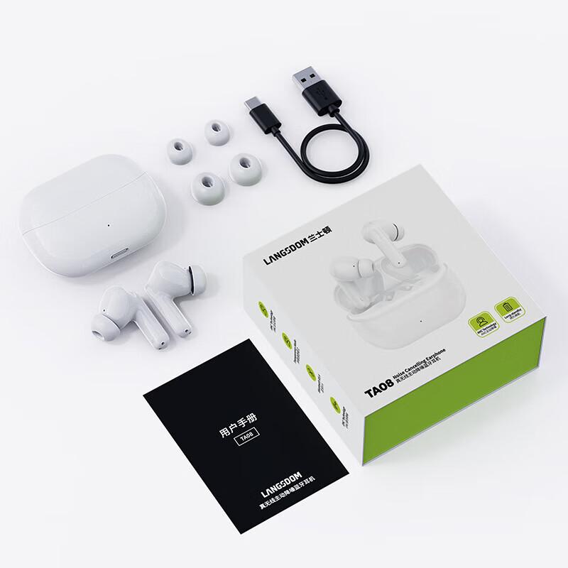 Langsidi TA08 Active Noise Cancelling Bluetooth Headset