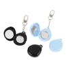 Portachiavi Colorato Porta Cipria Vuoto Fai da Te con Vassoio in Alluminio Contenitore Cosmetico Portatile Piccolo Contenitore per Fard
