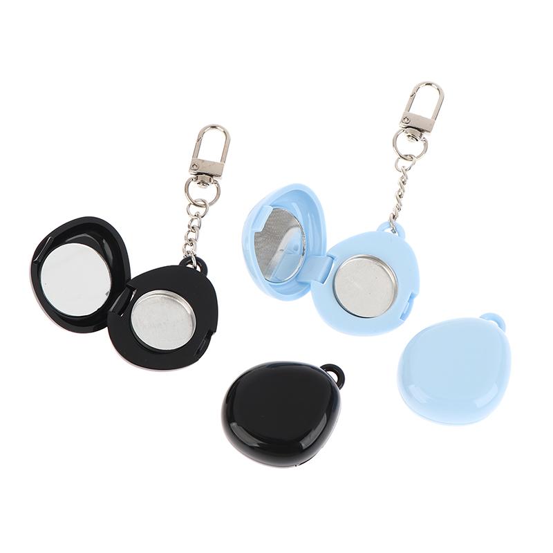 Portachiavi Colorato Porta Cipria Vuoto Fai da Te con Vassoio in Alluminio Contenitore Cosmetico Portatile Piccolo Contenitore per Fard