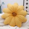Modern Dutch Velvet Floral Shape Cushion Soft Washable Sofa Pillow Comfortable Decorative Round Pillow Bedroom Decor