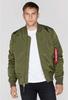 Демисезонная куртка Alpha Industries MA-1 TT Man (191103) dark green