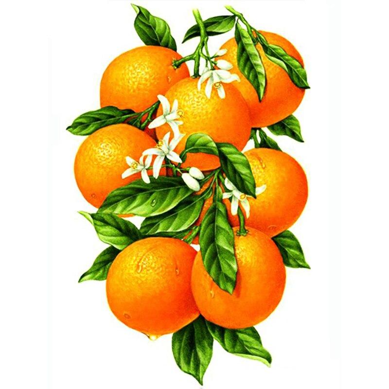 New 5D DIY Diamond Painting Fruit Diamond Embroidery Scenery Cross Stitch Full Round Drill Crafts Home Decor Manual Gift