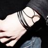 Men Jewelry Gift Wristband Silicone Thin Bracelet Silicone Bracelets Bangles Multicolor Bracelet