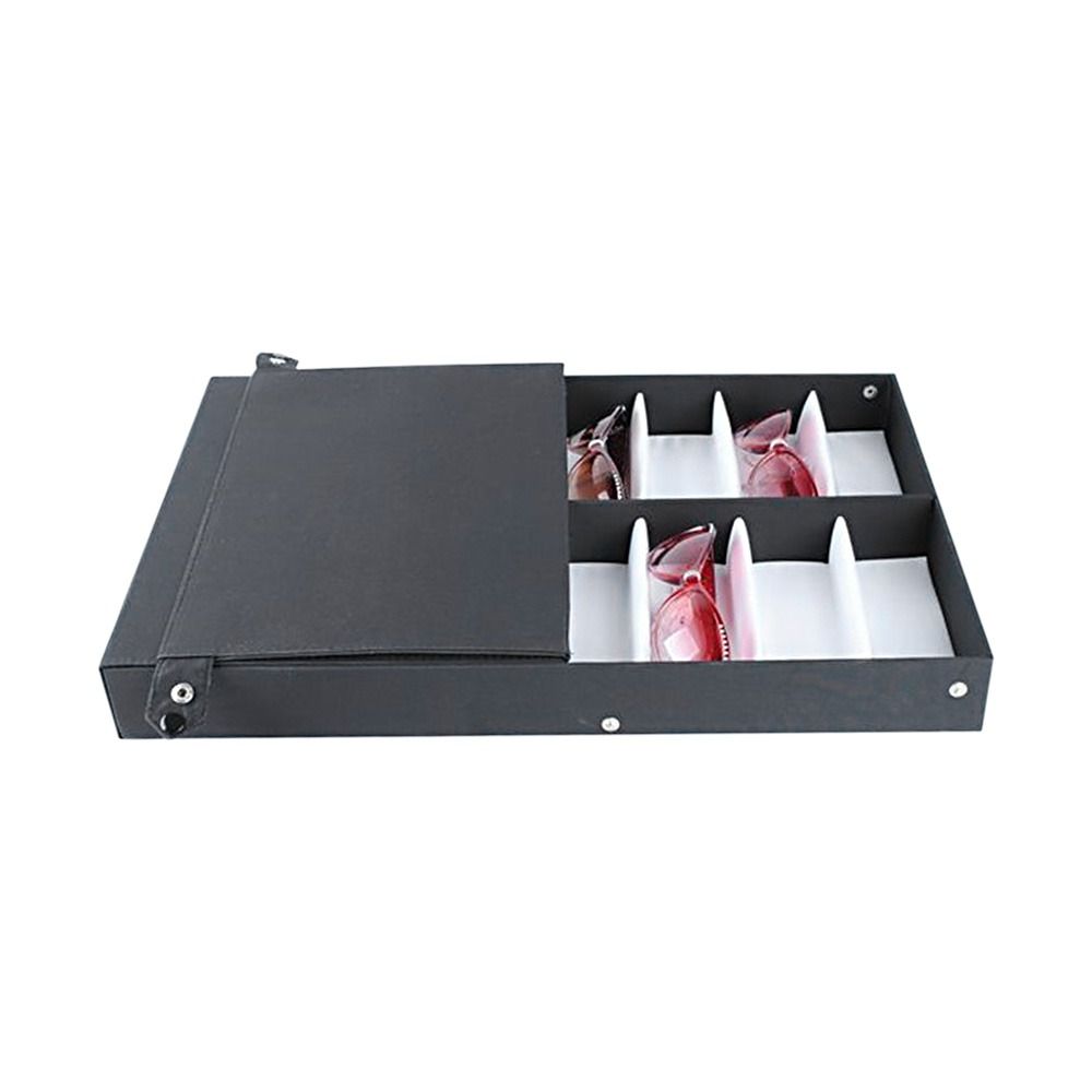 Stand Glasses Frame Tray Sunglasses Display Case 16 Slots Glasses Tray Eyeglass Organizer Box