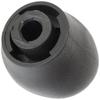 Renault Clio III 05-09 Gear Shift Knob 6-Speed, Black & Chrome, Chrome Diagram
