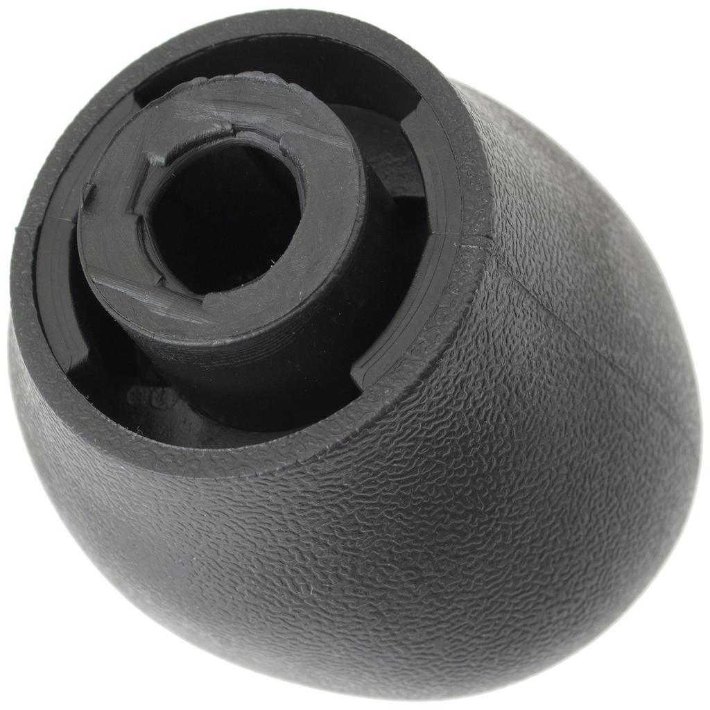 Renault Clio III 05-09 Gear Shift Knob 6-Speed, Black & Chrome, Chrome Diagram